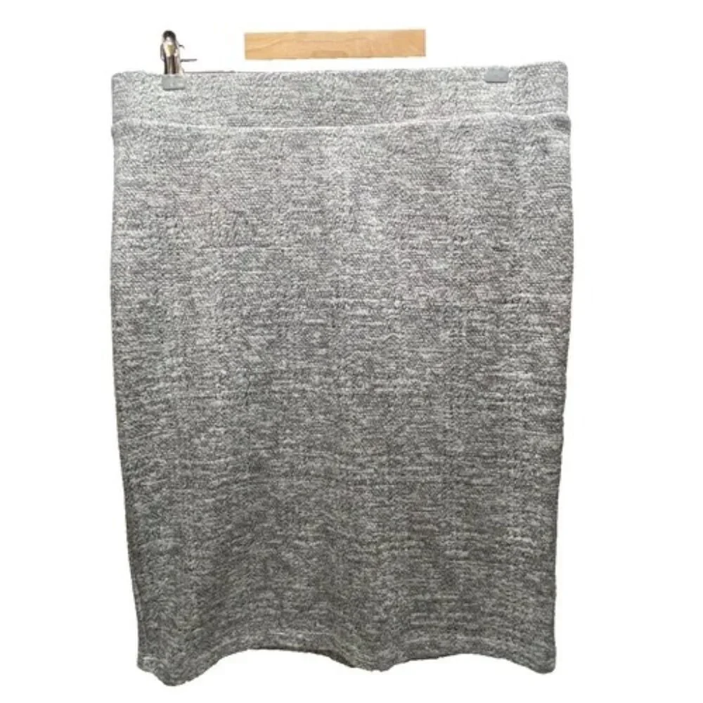 Torrid Pencil Skirt Women’s Size 0‎ Grey Heather Stretch Career Office Wear EUC